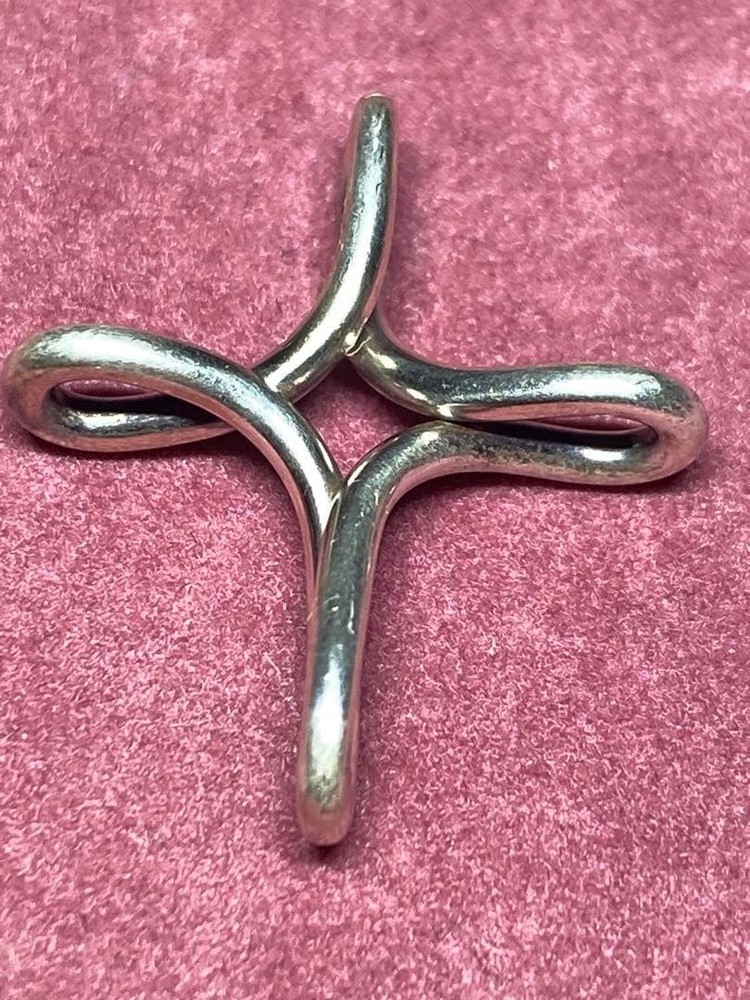 Cross-shaped necklace component, Tiffany & Co. Infinity Cross