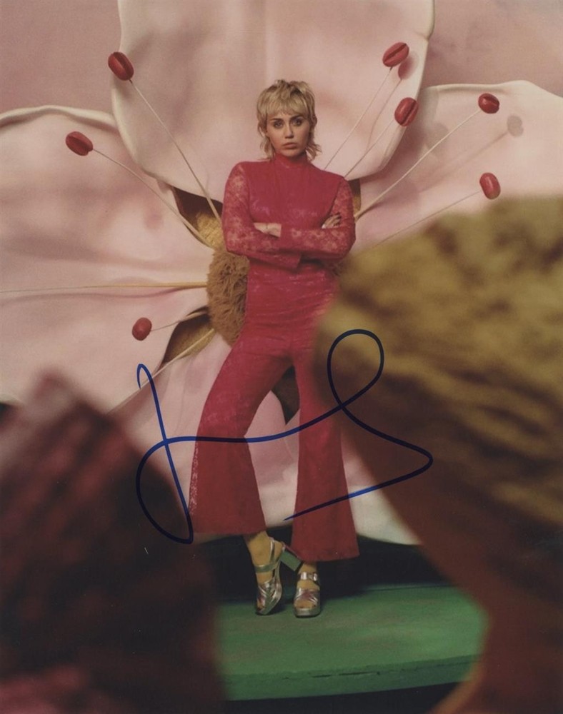 Miley Cyrus- Signed Photograph