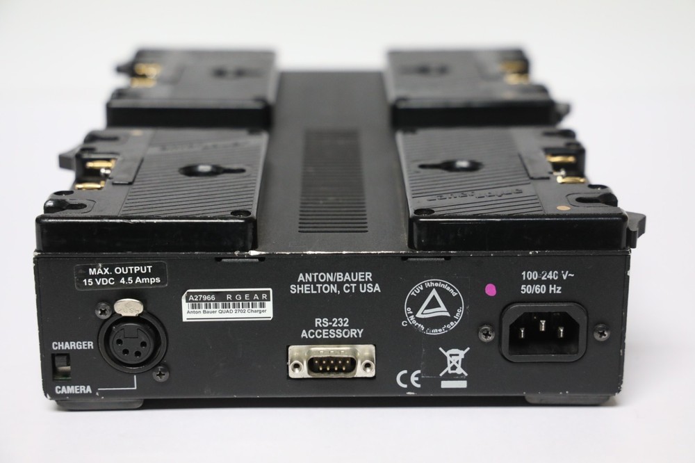 Anton Bauer InterActive 2000 Quad 4-Position Power Charger Power/VER.5.9