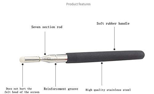 Telescopic Teachers Pointer,Teaching Pointer,Hand Pointer Extendable 2PCS