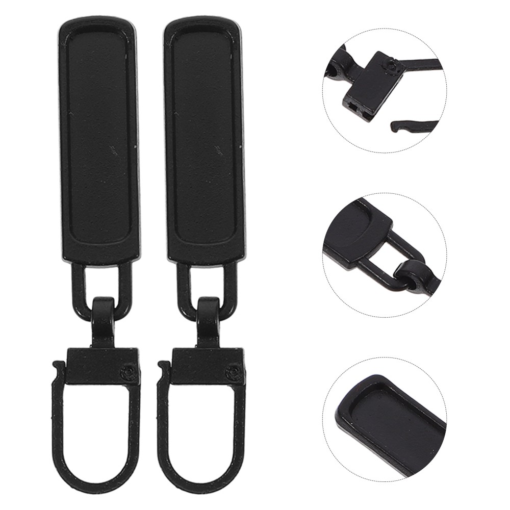 10 Pcs Zipper Head Box School Bag Accessories Pull Replacement Tabs