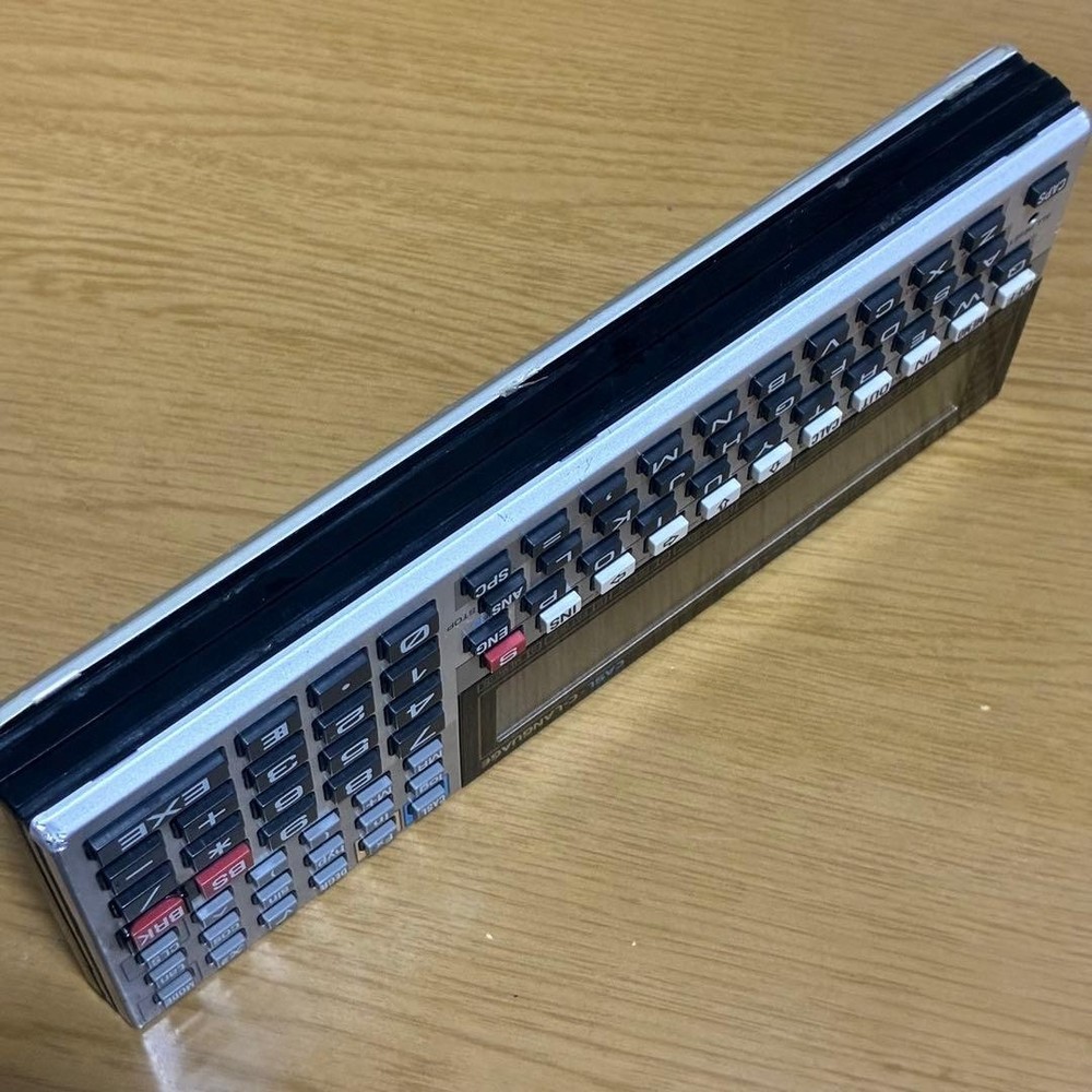 CASIO VX-4 Mini Pocket Personal Computer Calculator Tested Working Used