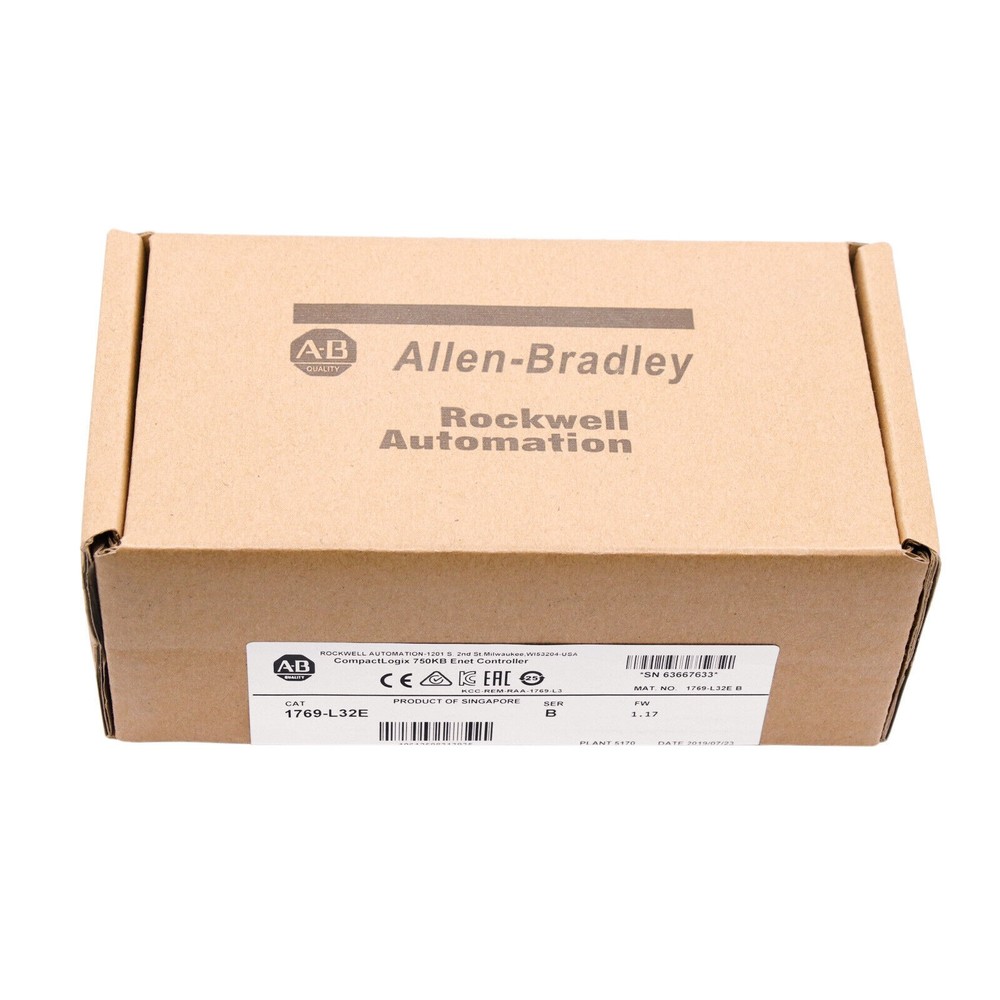 Allen-Bradley Sealed 1769-L32E SER B CompactLogix EtherNet Processor US Free Tax