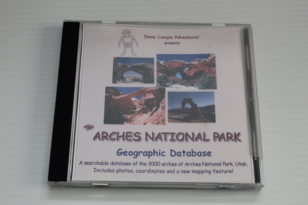 Stone Canyon Adventures Arches National Park Geographic Database Software PC