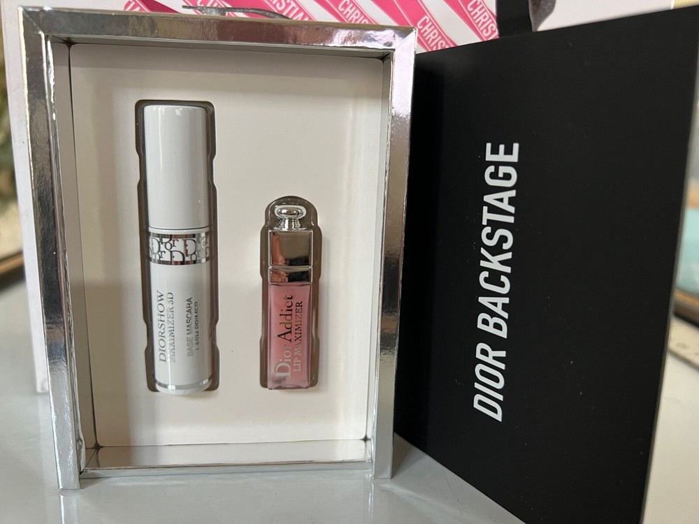 Dior LIMITED EDITION Backstage Box W/Mirror 3D Maximizer & Lip Maximer AUTHENTIC