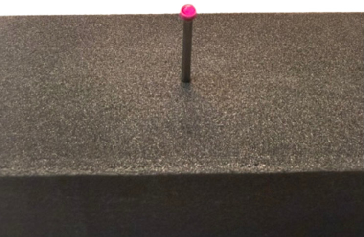 Precision CMM Stylus, Threadless - 1.1mm Ruby Tip, 1.0mm Shaft, 16mm Length