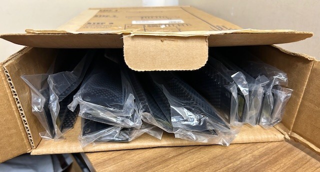 Middle Atlantic VT1-CP12 1 RU Rack Vent Panel, 12x Contractor Pack