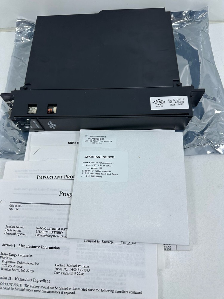 GE FANUC IC697CGR772-GA CPU MODULE IC697CGR772GA