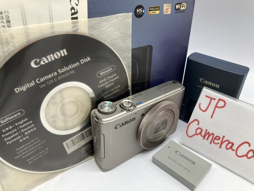 Excellent Canon PowerShot S100 12.1MP Digital Compact Camera B390