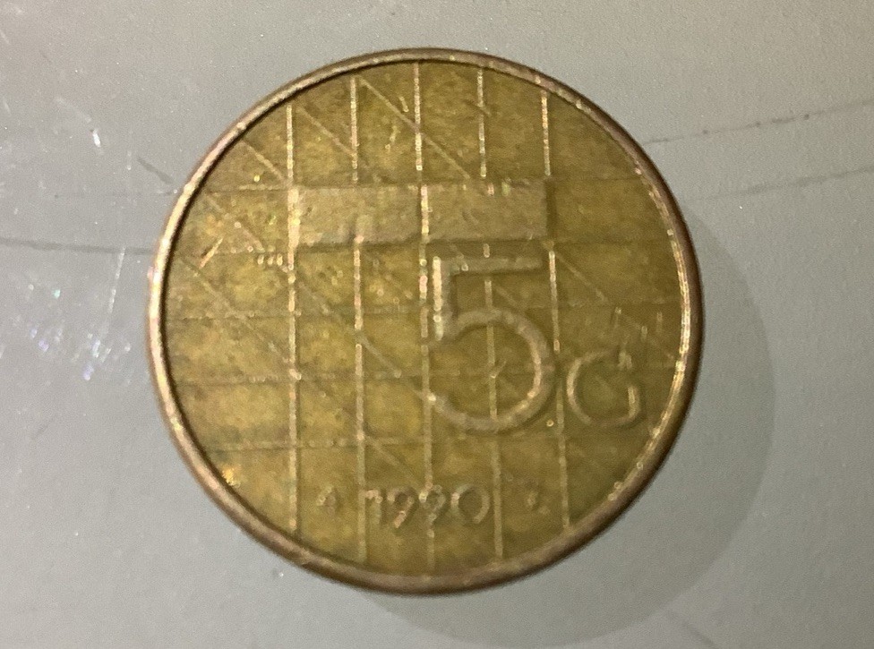 Netherlands 5 Gulden 1990 Circulated