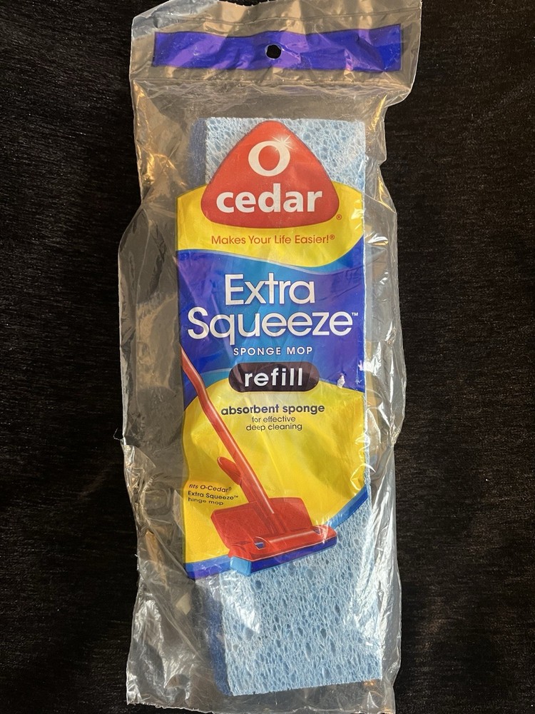 O Cedar Extra Squeeze Sponge Mop Refill for O-Cedar Hinge Mop