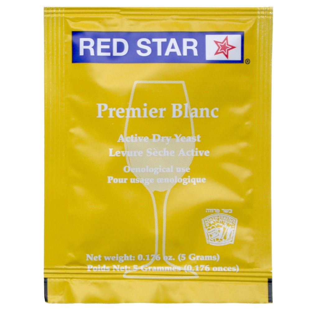 Home Brew Ohio Red Star Sampler Wine Yeast (Pack of 5) Great for Making Wine
