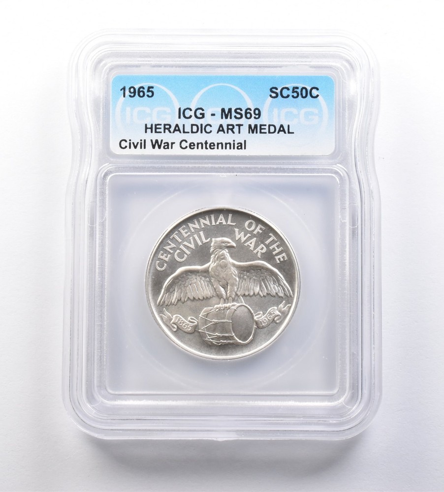 1965 So-Called Half Dollar Civil War Centennial MS69 ICG *7225
