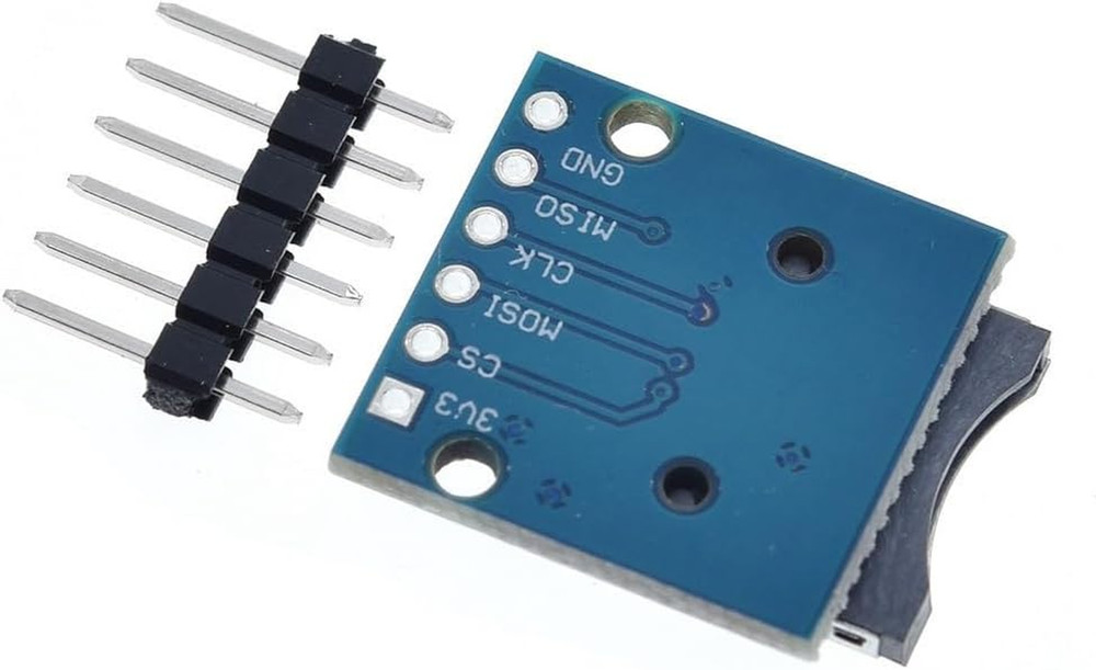 6 Pcs Micro SD TF Card Adapter Mini Reader Module 3.3V 6 Pin SPI Interface Compa