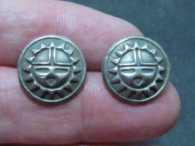native American sterling earrings