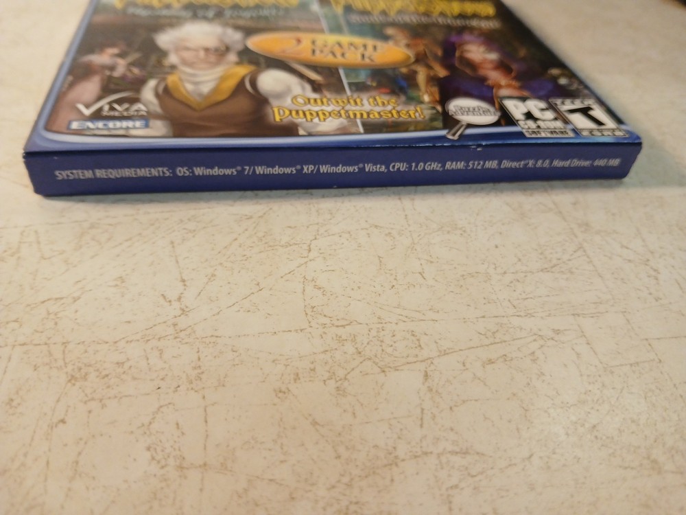 THE PUPPET SHOW - 2 PC GAME PACK (CD ROM, 2011)