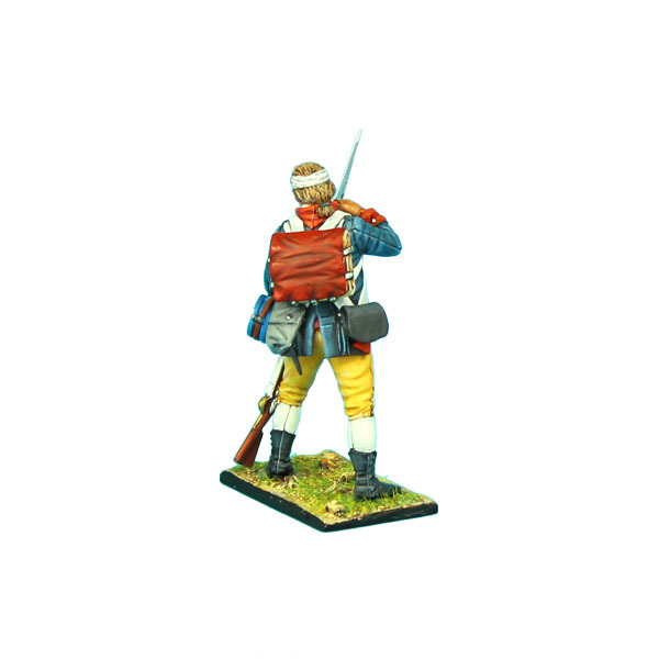 AWI064 Haslets 1st Delaware Standing Loading - Bandaged Head by First Legion