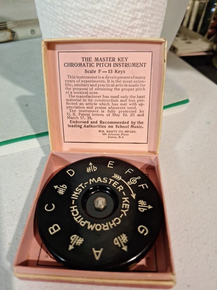 master key chromatic pitch instrument a-440