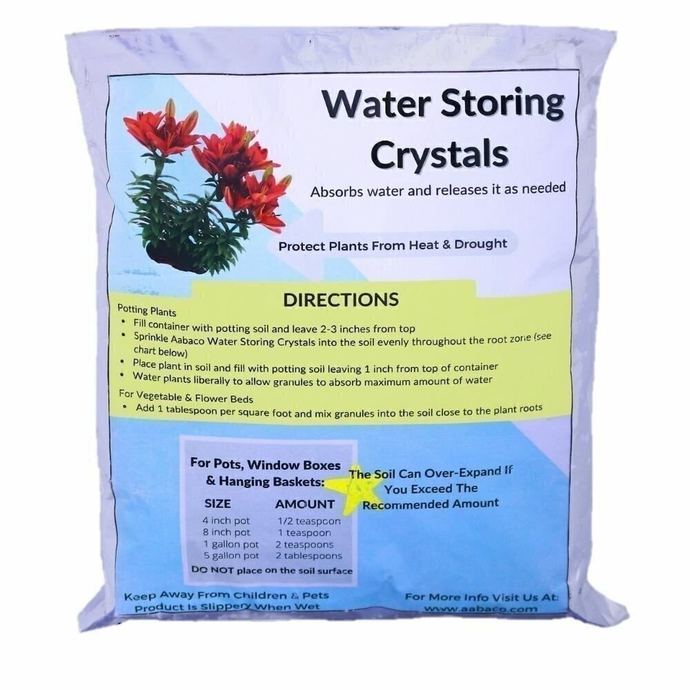1lb. Water Absorbing Polymer Crystals - Soil Moisture