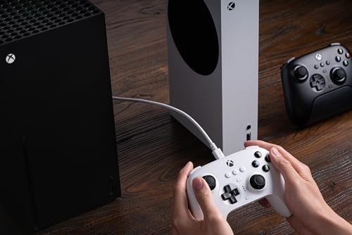 8BITDO ULTIMATE 3-MODE CONTROLLER FOR XBOX HALL 81HB - OFFICIALLY LICENSED WHITE