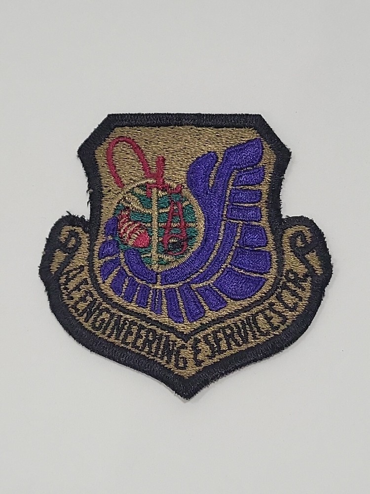 OLDER USAF ENGINEERING SERVICE CENTER  SEMI COLORED UNIFORM PATCH