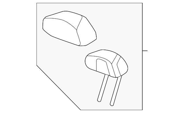 Genuine GM Headrest Outer 85524661