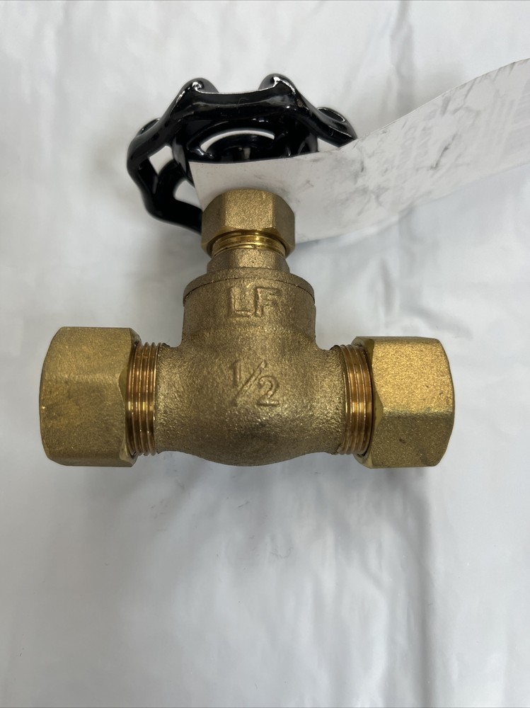 AQUA PLUMB 5/8 OD COMP STOP & WASTE- LF