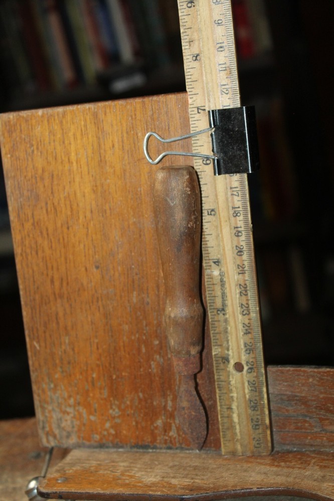 Vintage Pottery Carving Tool Wood Handle