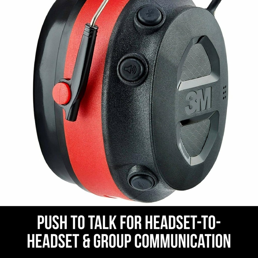 3M Pro-Comms Electronic Hearing Protector Wireless Earmuffs With Bluetooth