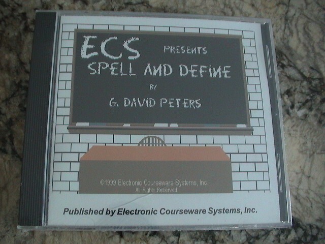 Electronic Courseware Systems Spell and Define Educational Lot/12 CD-ROMS - 1999