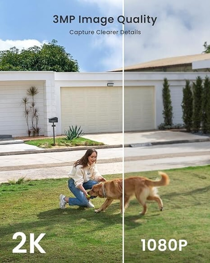 ieGeek 5-Pack Security Camera System with Siren & Spotlight Wireless Outdoor, 2K