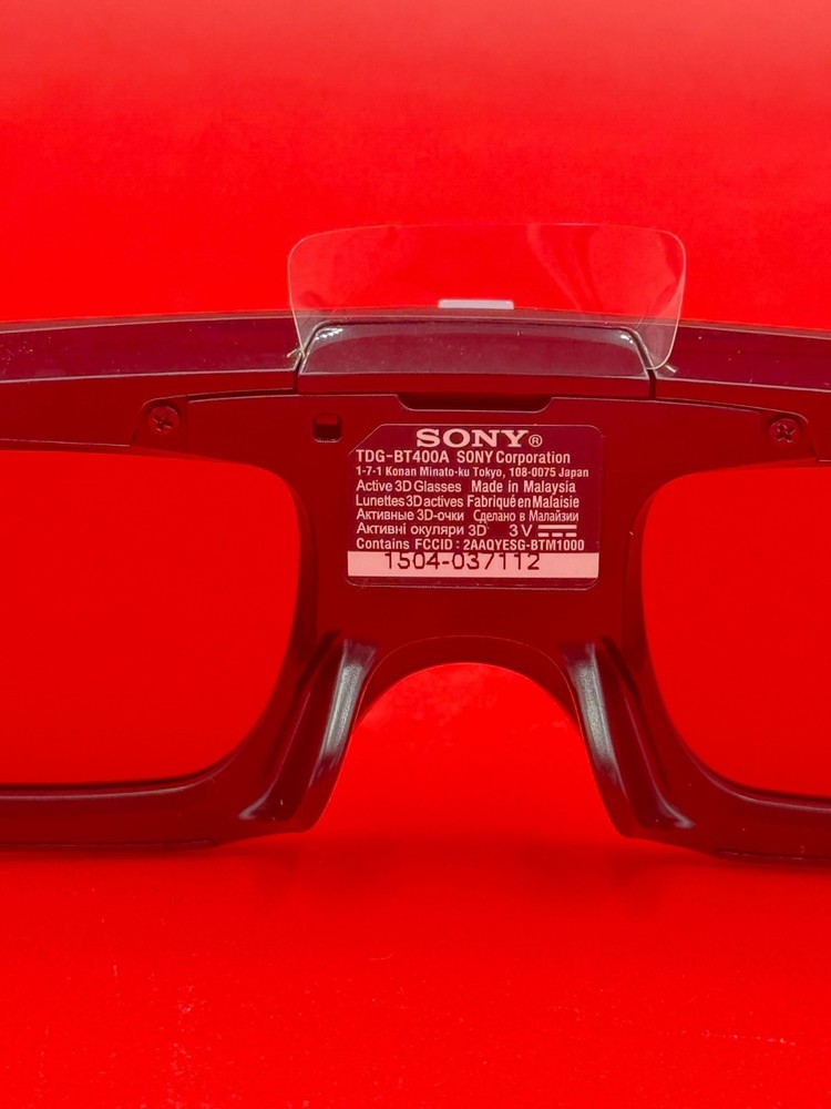 Sony Active 3D Glasses TDG-BT400A 2 PAIR ✅ ❤️️ ✅ ❤️ BRAND NEW! ✅ ❤️️ ✅ ❤️