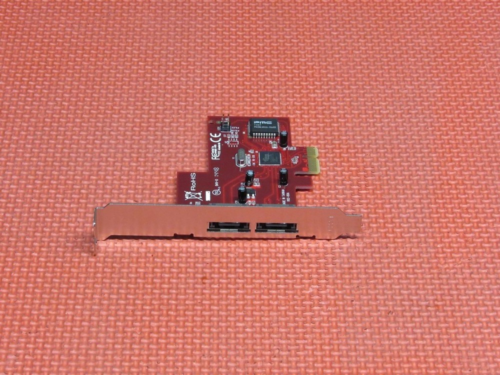 StarTech Model PEXESATA2 2-Port PCIe eSATA Controller Card *Tested*