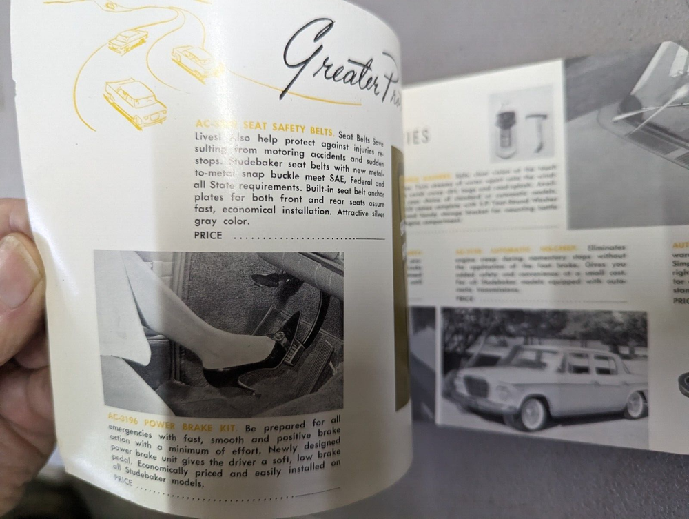 1962 Studebaker Accessory Guide