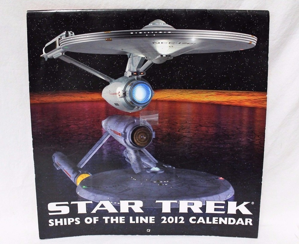 Lot of 2 Star Trek 2012 Calendars