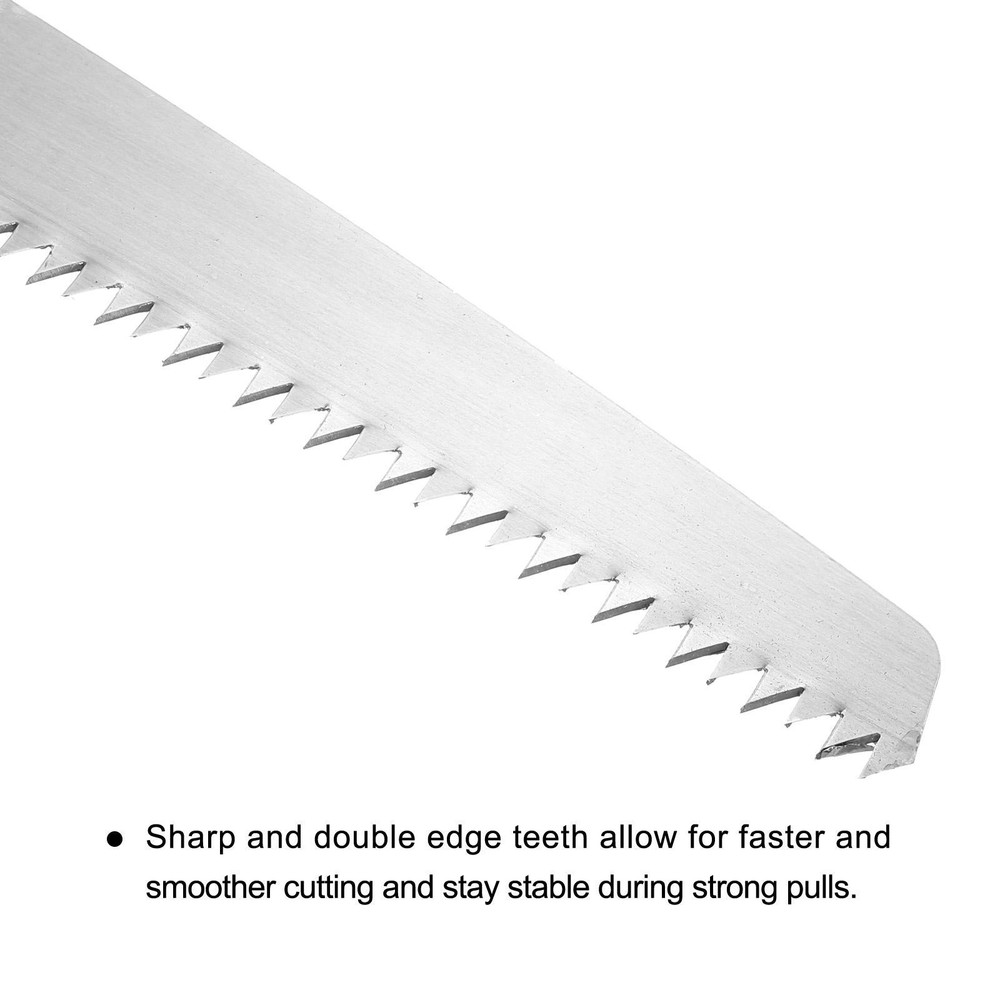 15" Hand Pruning Saw with Straight Blade Iron Handle 1Pcs