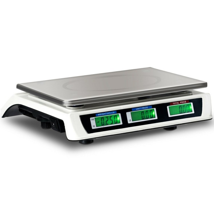 66 lb Electric Price-Computing Scale with LCD Display – Fast, Accurate Pricing