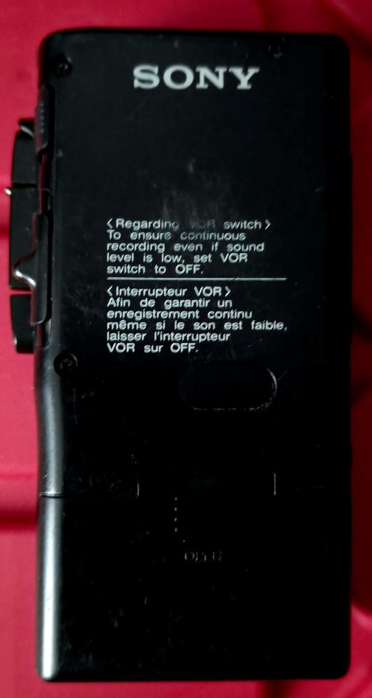 Sony M-527V Microcassette Voice Recorder