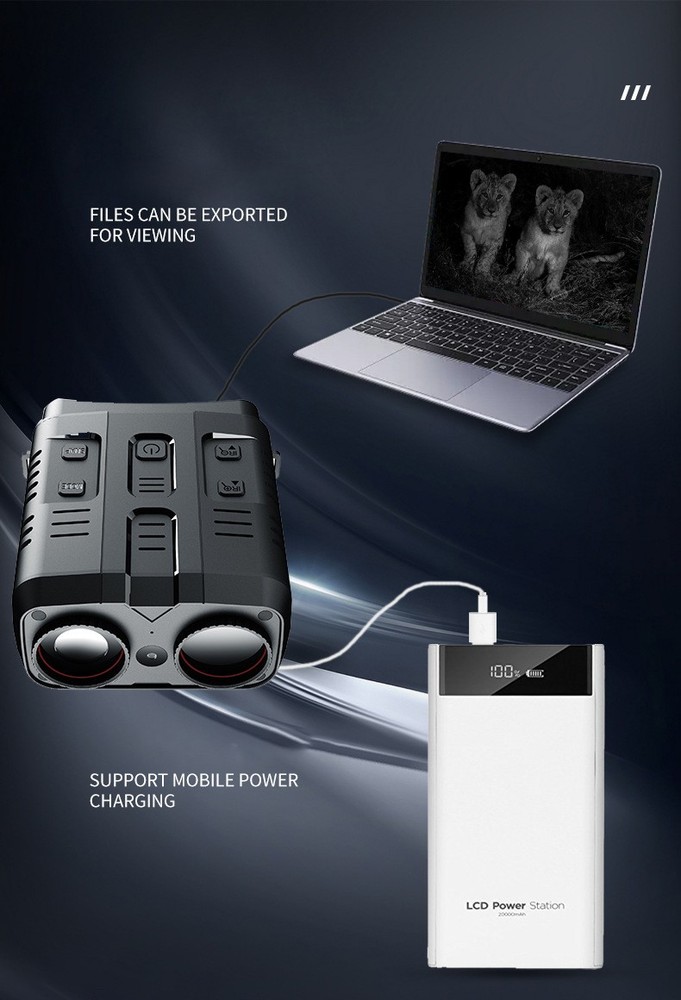 N009 3-inch TFT Screen Night-Vision Device Binoculars Observation Object Tool