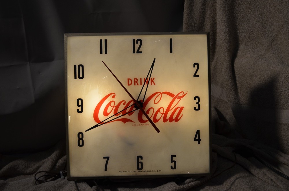 Coca Cola, Pam Clock Company, 1959