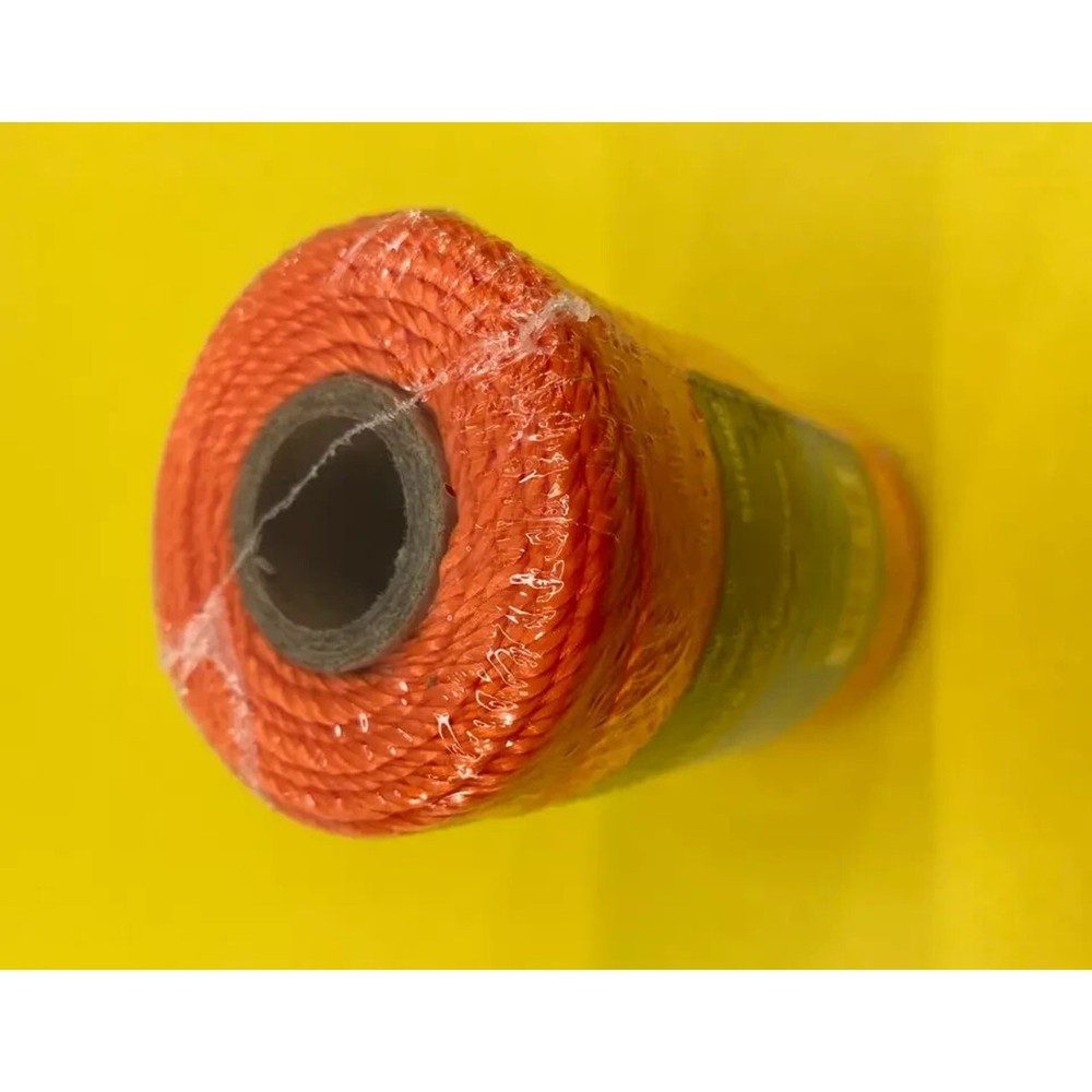 Orange String Twisted Masonry Construction Boundary Marker Layout Sight Line