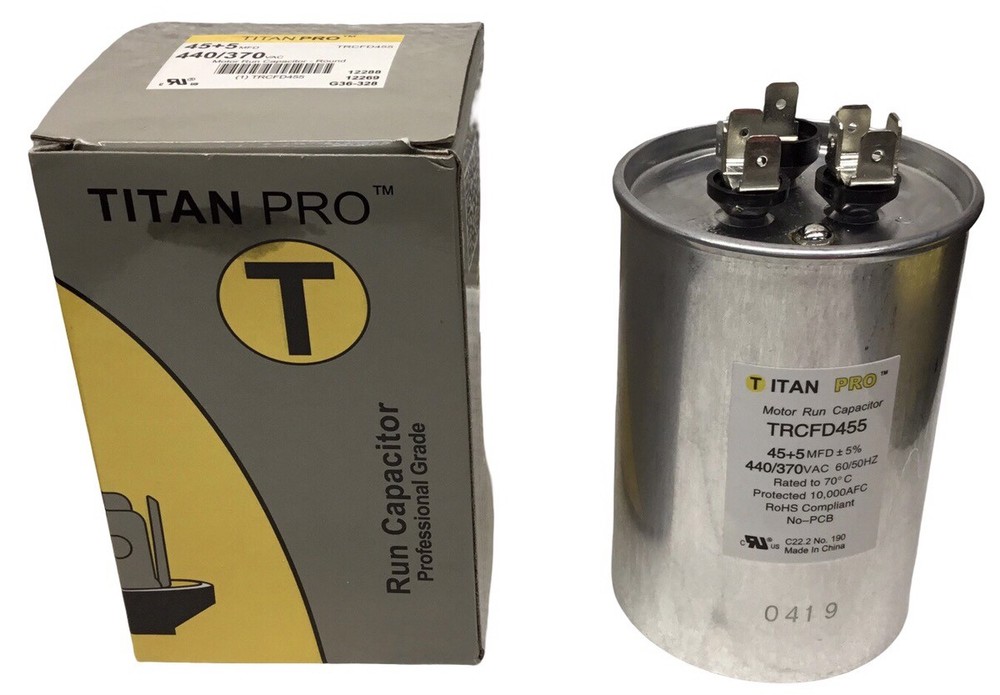 TITAN PRO RUN CAPACITOR TRCFD455 (EPJ030269)