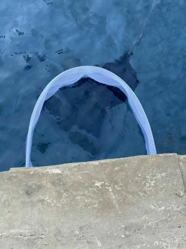 Pool Skimmer Shield Protective Spring Action Net System Leaf Protection