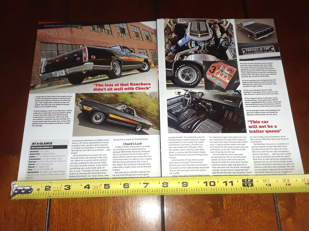 1971 FORD RANCHERO GT ORIGINAL 2018 ARTICLE