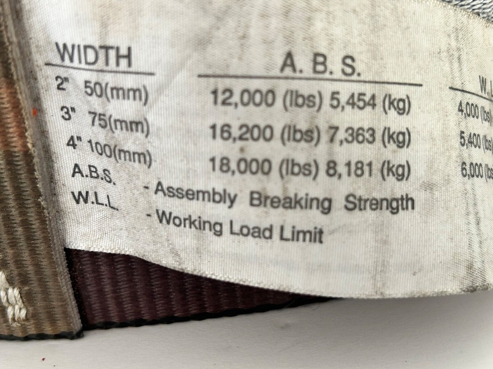 Paramount Products 18,000 lb. 30Ft. 4" Strap, Camo.