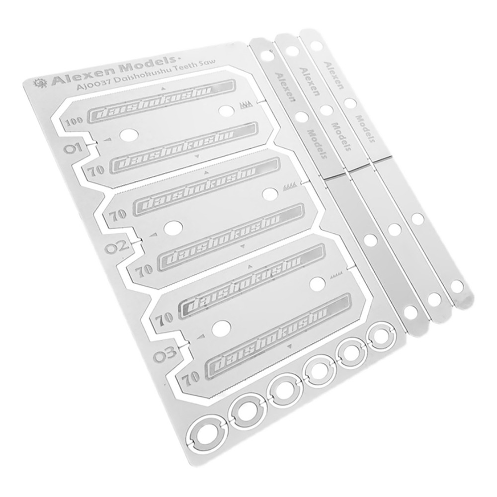 Aanti-Rust Metal Etching Saw Blade Set Model Plate Cutting Separating Tool