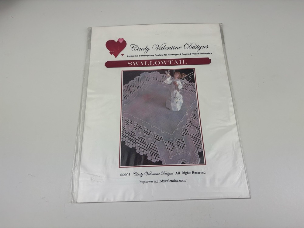 Cindy Valentine Designs Swallowtail Hardanger Needlepoint Pattern 7S