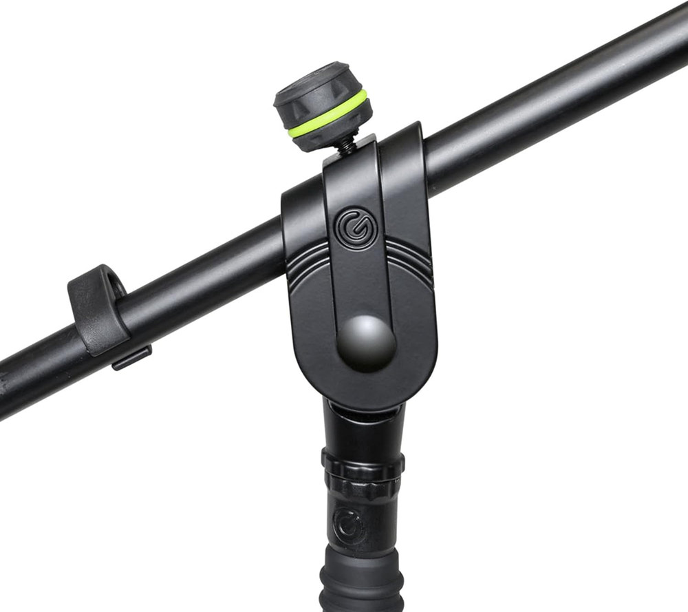 GMS4321B Microphone Stand with Folding Tripod Base & 2-Point Adjustment Boom