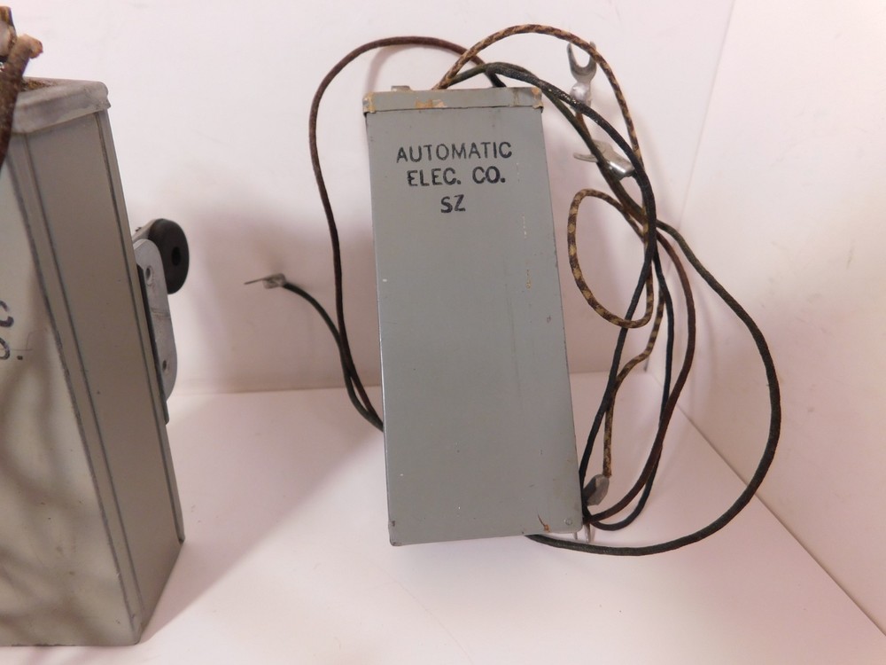 3 Original Automatic Electric A/E 40 CONDENSORS Complete w/Wire & Clean & Tested
