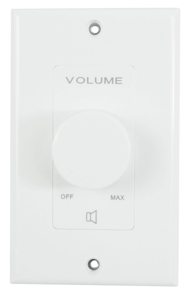 5 Rockville VOL70200 White 200w 70v Wall Volume Controls Zone Controller Boxes